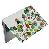 hardshell case with Leaves design has matte finish resists scratches