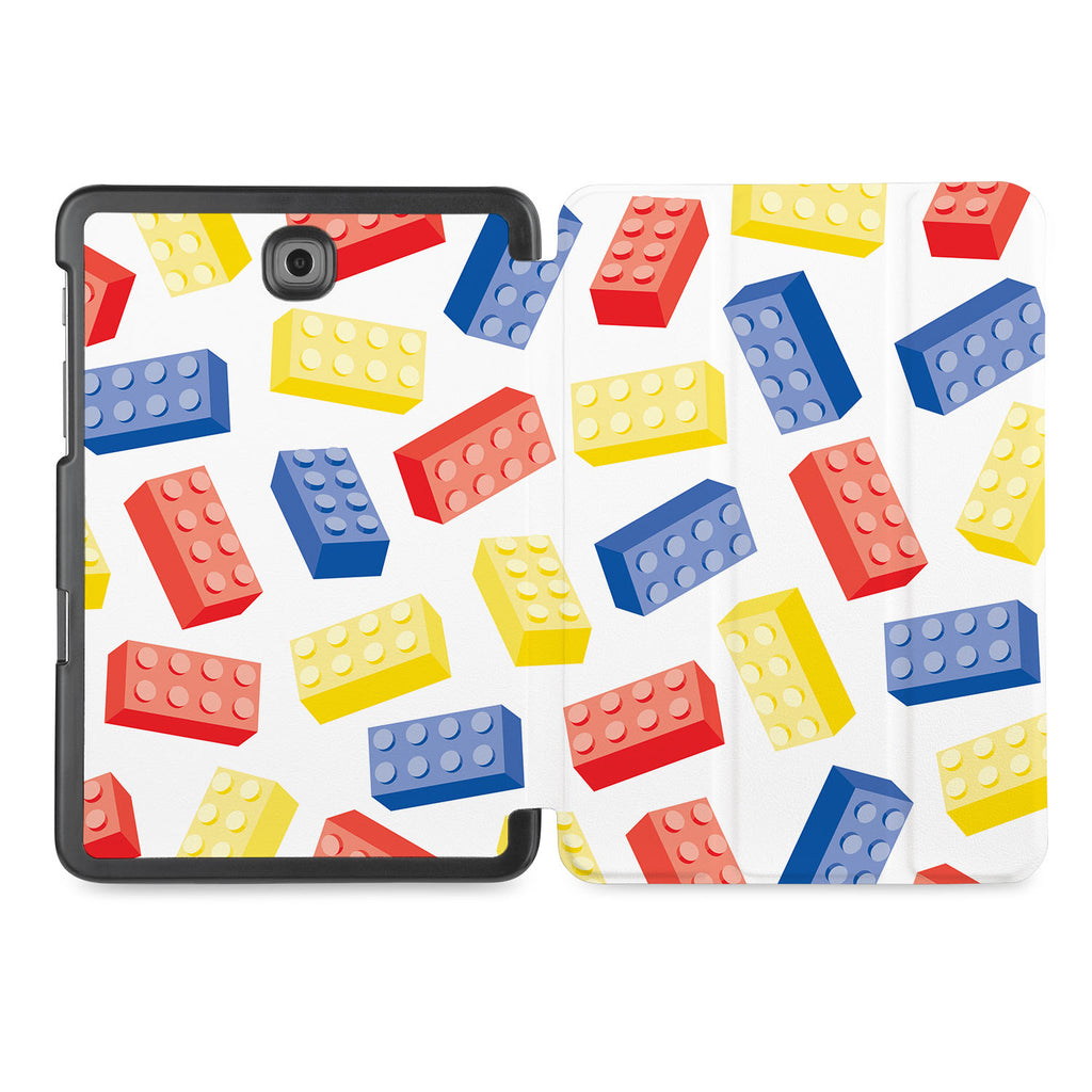 the whole printed area of Personalized Samsung Galaxy Tab Case with Retro Game design