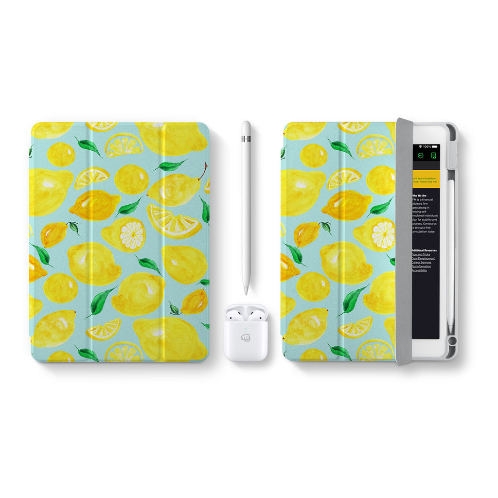 Vista Case iPad Premium Case with Fruit Design perfect fit for easy and comfortable use. Durable & solid frame protecting the tablet from drop and bump.