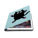 Auto wake and sleep function of the personalized iPad folio case with Cat Kitty design 