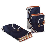 three size of midori style traveler's notebooks with Retro Vintage design