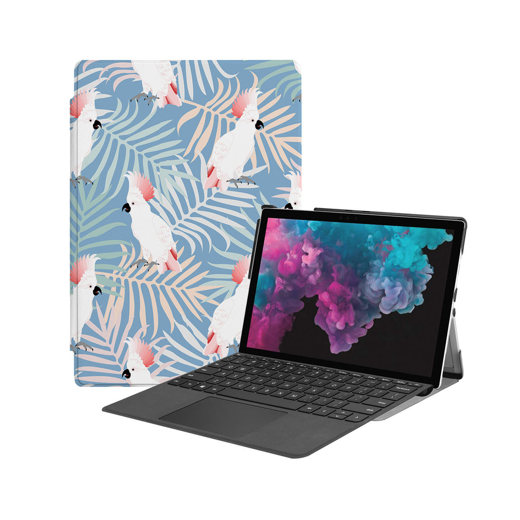 the Hero Image of Personalized Microsoft Surface Pro and Go Case with Bird design