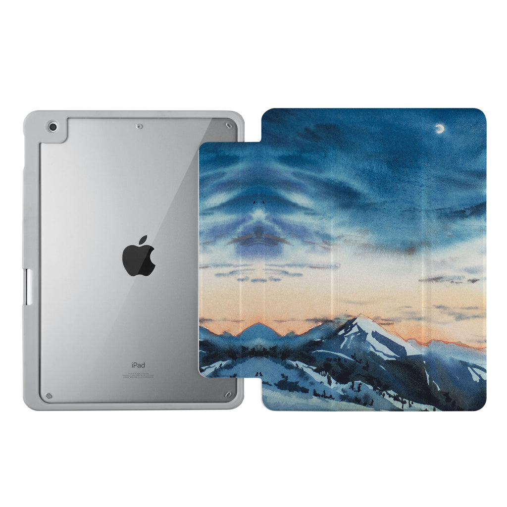 Vista Case iPad Premium Case with Landscape Design uses Soft silicone on all sides to protect the body from strong impact.