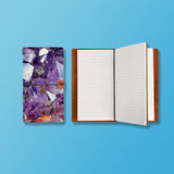 the front top view of midori style traveler's notebook with Crystal Diamond design