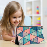 Enjoy the videos or books on a movie stand mode with the personalized iPad folio case with Aztec Tribal design