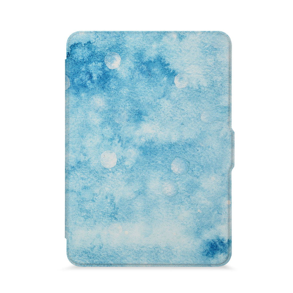 front view of personalized kindle paperwhite case with Winter design - swap