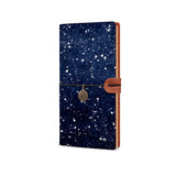 Traveler's Notebook - Galaxy Universe-the side view of midori style traveler's notebook - swap