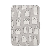 front view of personalized kindle paperwhite case with 04 design - swap